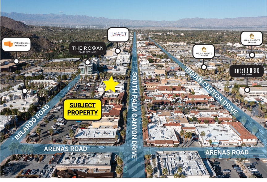 100-139 S Palm Canyon Dr, Palm Springs, CA for lease - Building Photo - Image 3 of 23