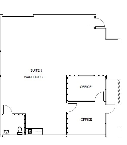 7297 Ronson Rd, San Diego, CA à louer Plan d’étage- Image 1 de 1