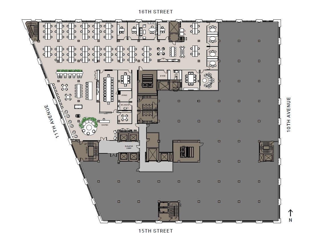 85 10th Ave, New York, NY à louer Plan d’étage- Image 1 de 1