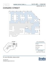 21800 Oxnard St, Woodland Hills, CA à louer Plan d’étage- Image 1 de 1