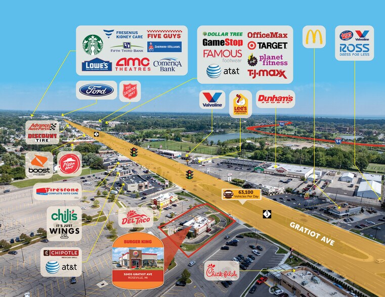 32435 Gratiot Ave, Roseville, MI à vendre - Photo du bâtiment - Image 3 de 6