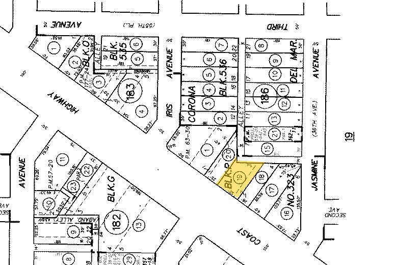3028-3034 E Coast Hwy, Corona Del Mar, CA for lease - Plat Map - Image 2 of 14