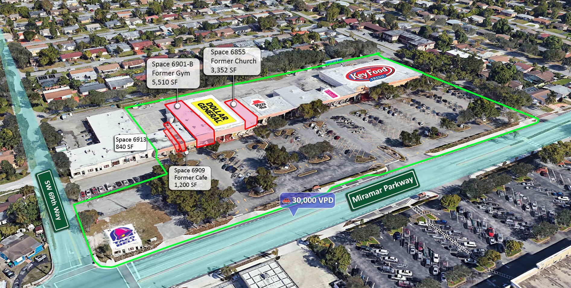 6821-6969 Miramar Pky, Miramar, FL for lease Building Photo- Image 1 of 12