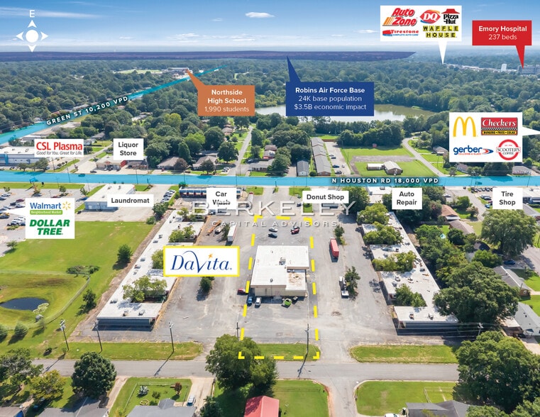 509 N Houston Rd, Warner Robins, GA à vendre - Photo du bâtiment - Image 3 de 5