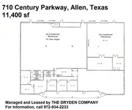 710 Century Pky, Allen, TX for lease Floor Plan- Image 1 of 1
