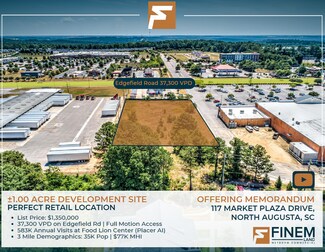 Plus de détails pour 117 Market Plaza Dr, North Augusta, SC - Terrain à vendre
