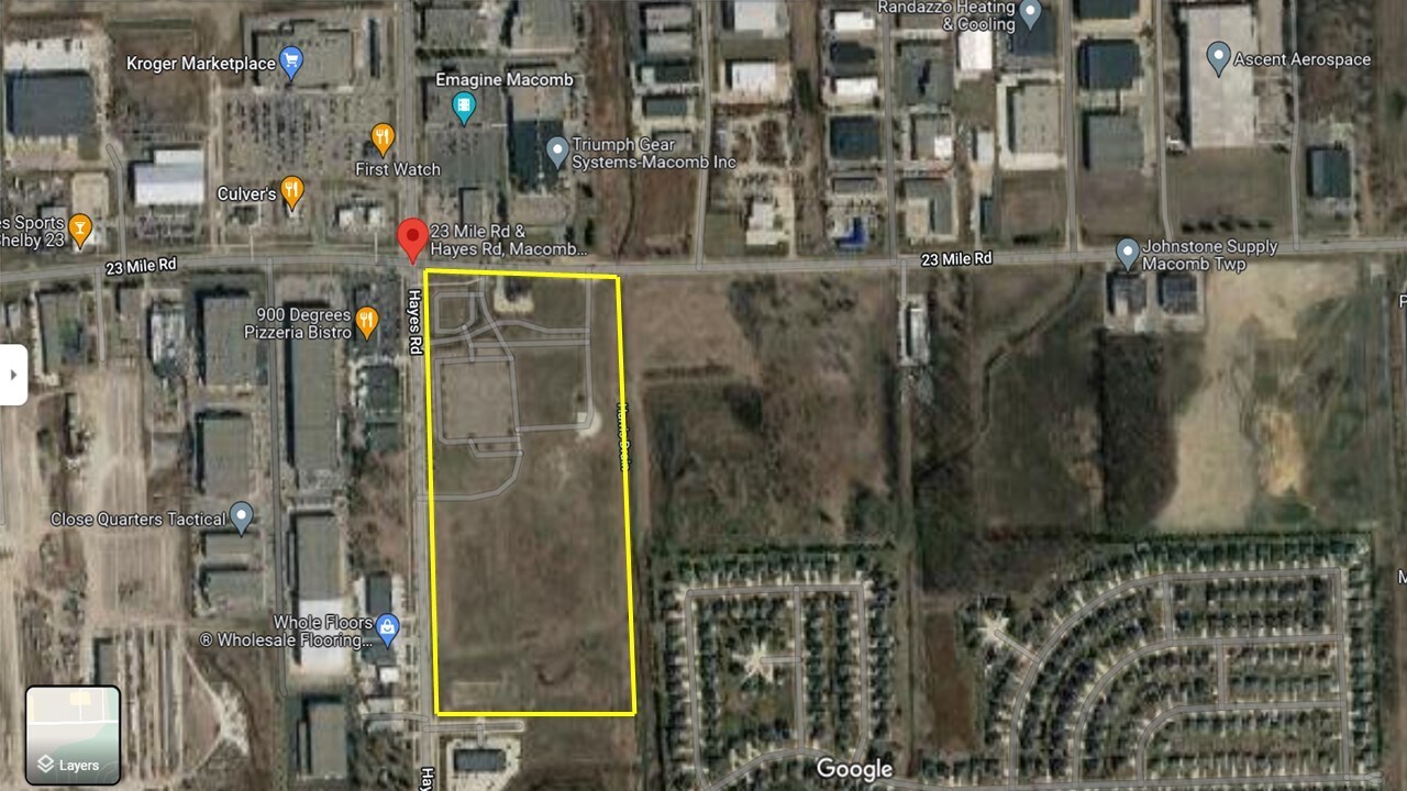 15244 23 Mile Rd, Macomb Township, MI à louer Aérien- Image 1 de 2