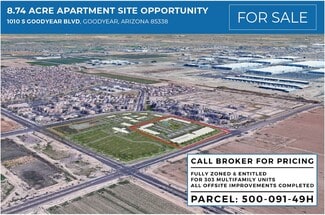 Plus de détails pour 1010 S Goodyear Blvd E, Goodyear, AZ - Terrain à vendre
