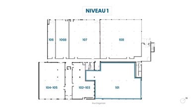 4760 Rue Acorn, Montréal, QC for lease Floor Plan- Image 1 of 1