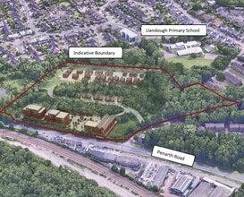 Llandough Hl, Penarth, VGL - aerial  map view