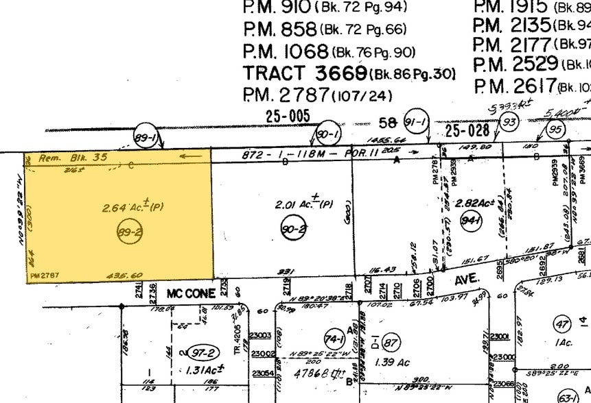 2741 McCone Ave, Hayward, CA for lease - Plat Map - Image 3 of 4