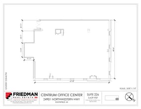 24901 Northwestern Hwy, Southfield, MI for lease Floor Plan- Image 1 of 1