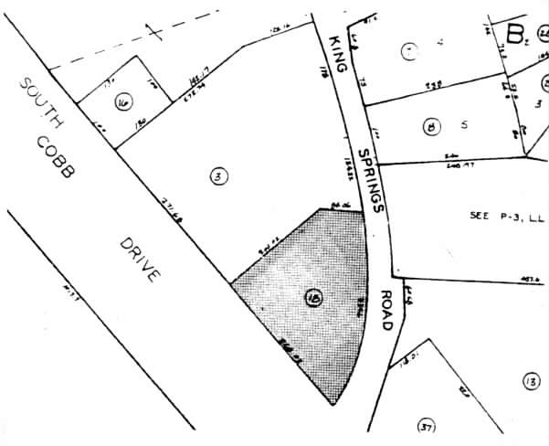 3821 S Cobb Dr, Smyrna, GA à vendre - Plan cadastral - Image 2 de 4