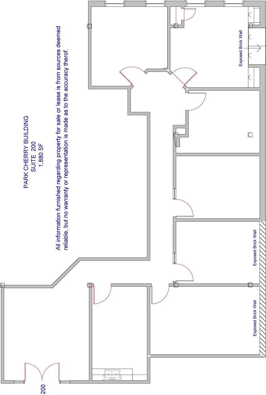 100 E Park St, Olathe, KS à louer Plan d  tage- Image 1 de 1