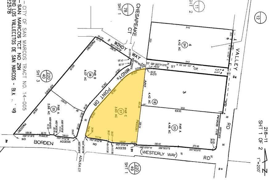 737 Windy Point Dr, San Marcos, CA for lease - Plat Map - Image 3 of 4