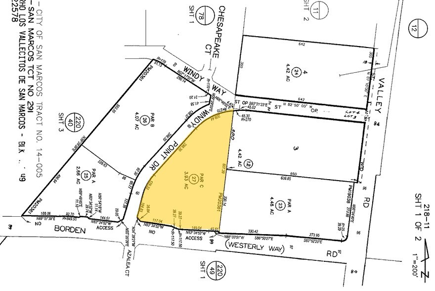 777 Windy Point Dr, San Marcos, CA for sale - Plat Map - Image 2 of 3