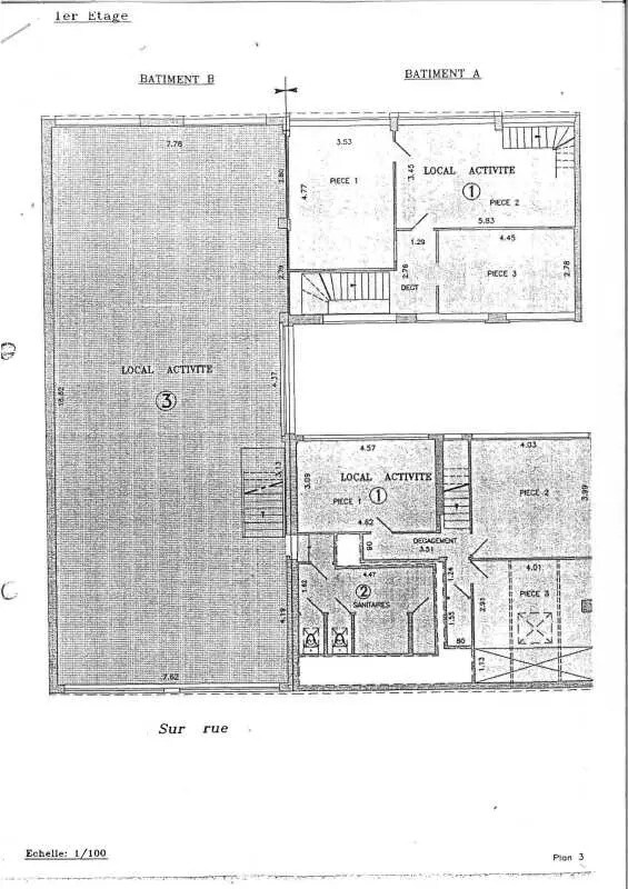 9-11 Rue Louvain, Courbevoie, HDS 92400 - Unit 001 -  - Floor Plan - Image 1 of 2