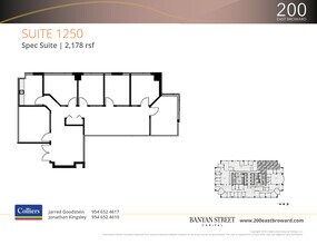 200 E Broward Blvd, Fort Lauderdale, FL for lease Floor Plan- Image 1 of 1