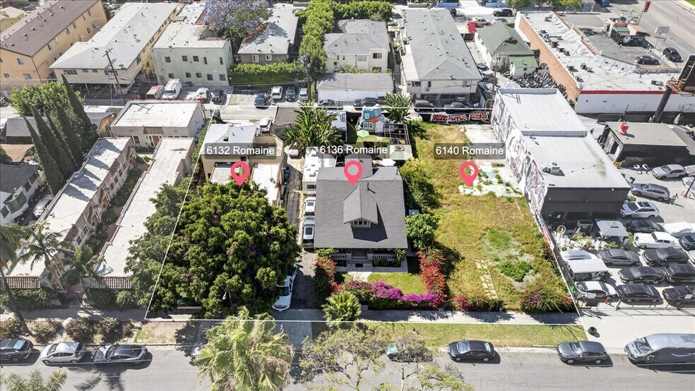 6132 Romaine St, Los Angeles, CA à vendre - Photo du bâtiment - Image 2 de 20