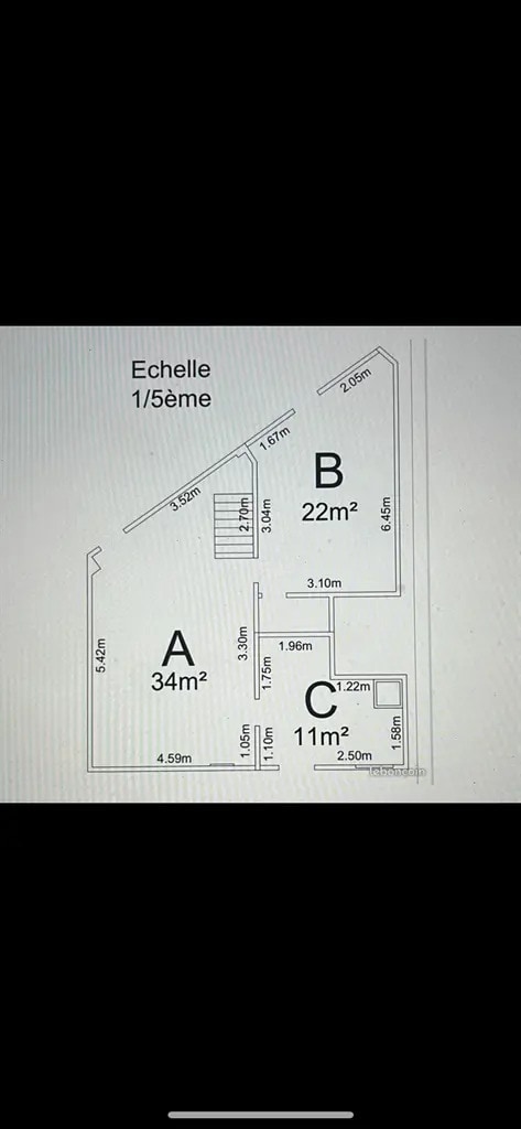 Commerce de détail dans Ivry-sur-Seine à vendre Plan d’étage- Image 1 de 3