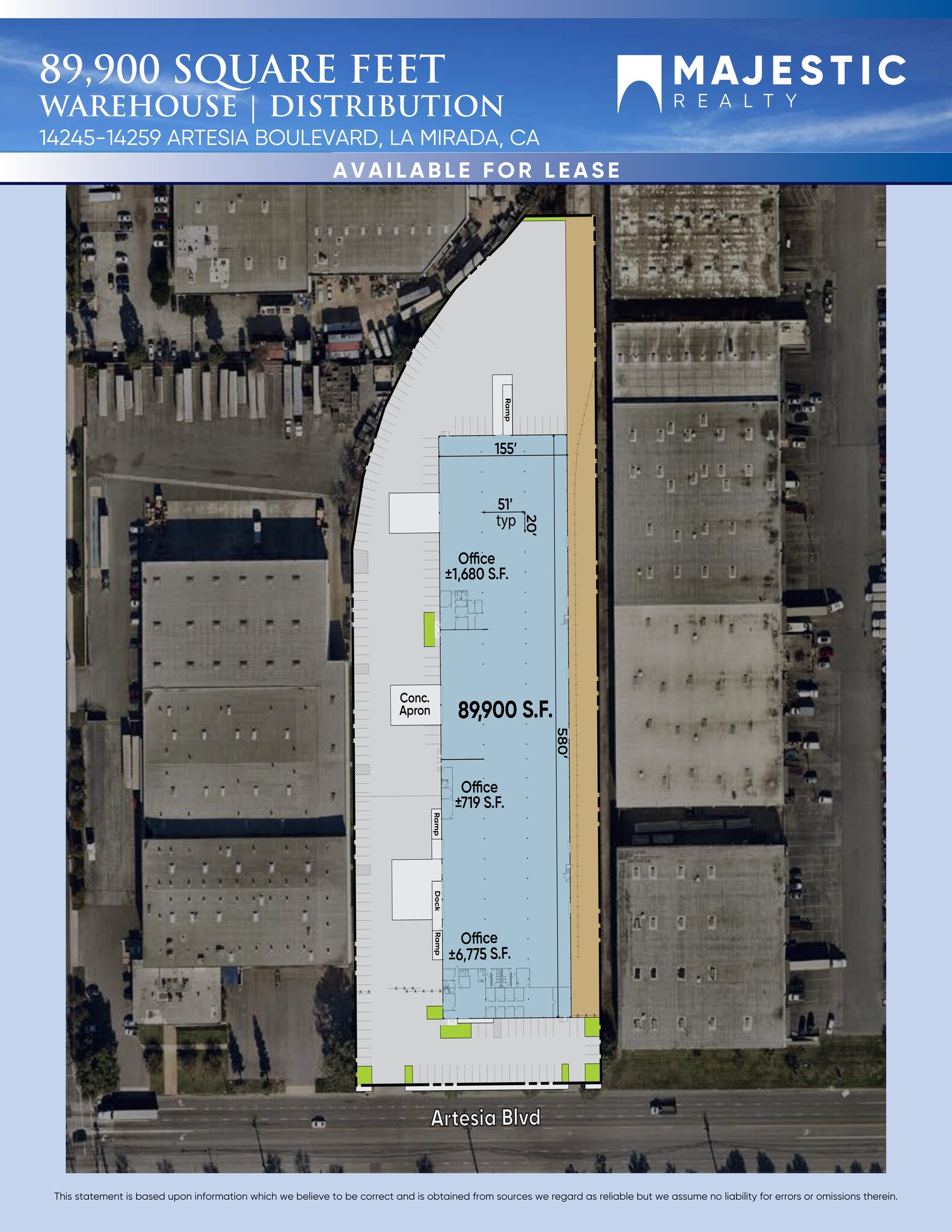 14245-14249 Artesia Blvd, La Mirada, CA for lease Site Plan- Image 1 of 1