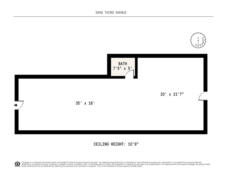 3409 3rd Ave, Bronx, NY à vendre - Plan d’étage - Image 1 de 1