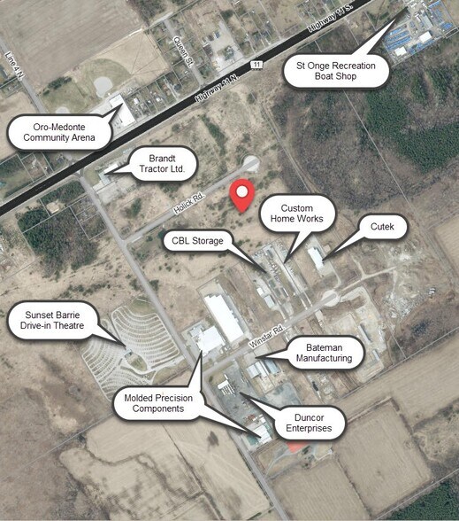 6 Holick Rd, Oro-Medonte, ON for sale - Aerial - Image 2 of 6