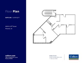 4020 N 20th St, Phoenix, AZ à louer Plan d  tage- Image 1 de 1