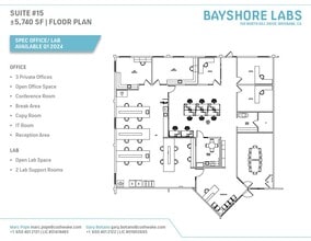 150 N Hill Dr, Brisbane, CA for lease Floor Plan- Image 1 of 1