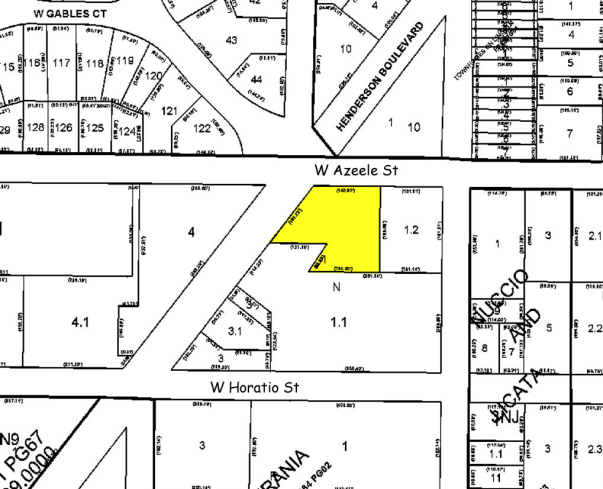 3314 Henderson Blvd, Tampa, FL à vendre - Plan cadastral - Image 2 de 14