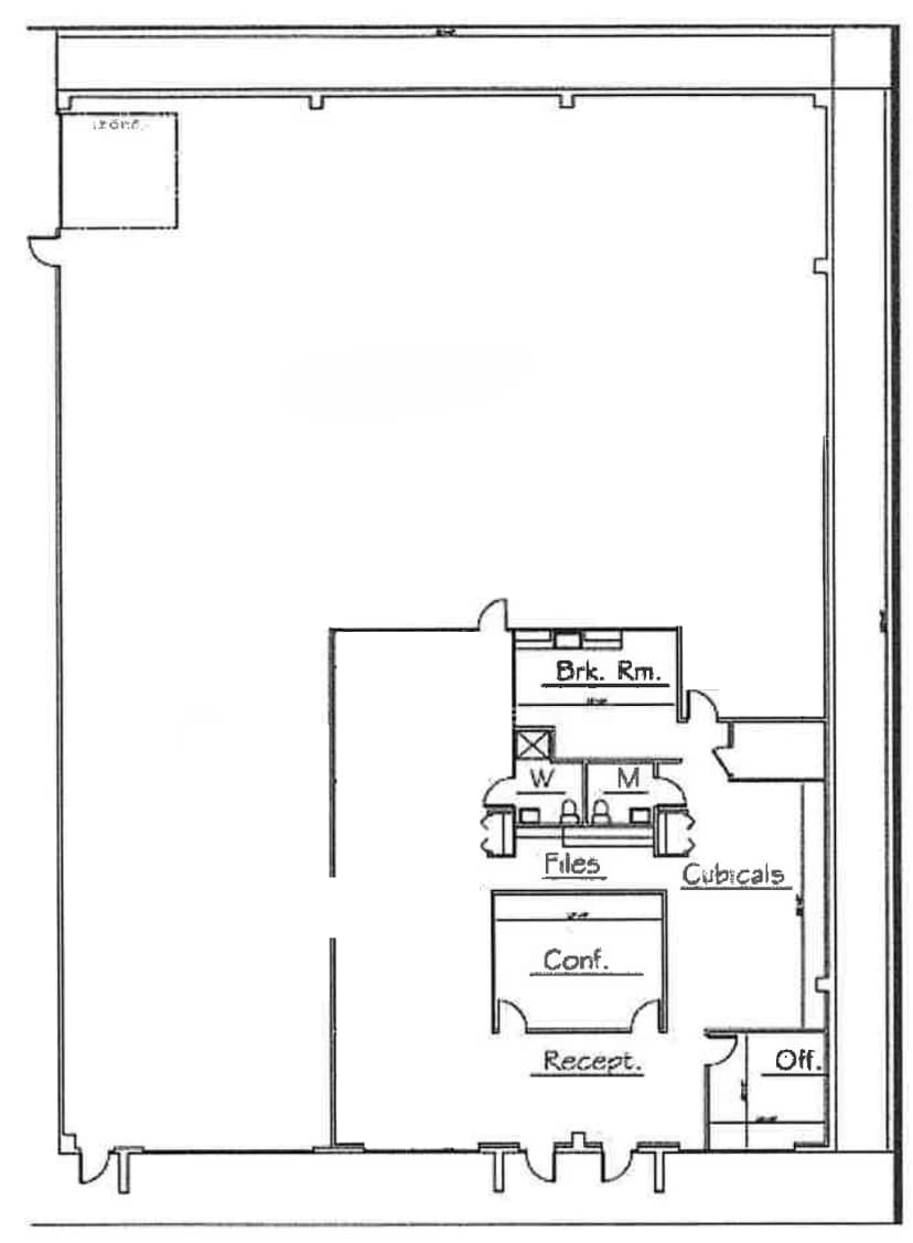 5810-5852 F St, Omaha, NE for lease Floor Plan- Image 1 of 2