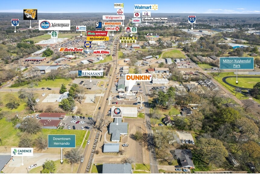 151 E Commerce St, Hernando, MS à vendre - Aérien - Image 3 de 5