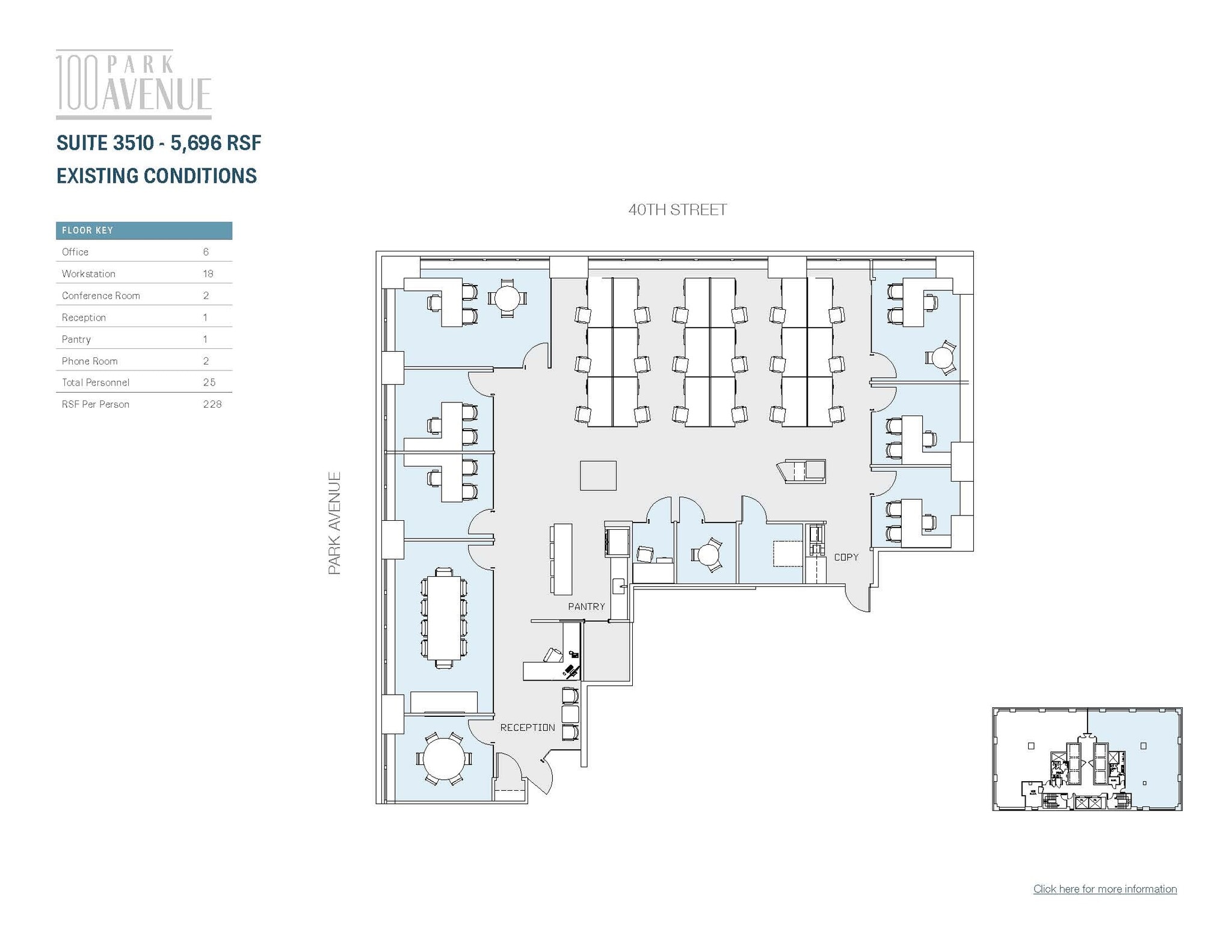 100 Park Ave, New York, NY for lease Floor Plan- Image 1 of 1