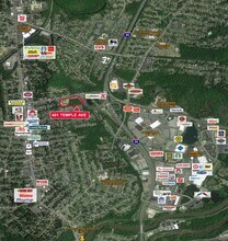 401 Temple Ave, Colonial Heights, VA - Aérien Vue de la carte