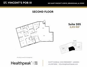 833 Saint Vincents Dr, Birmingham, AL for lease Floor Plan- Image 1 of 1