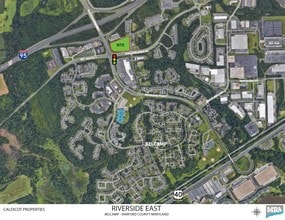 1350 James Way, Belcamp, MD - Aérien Vue de la carte