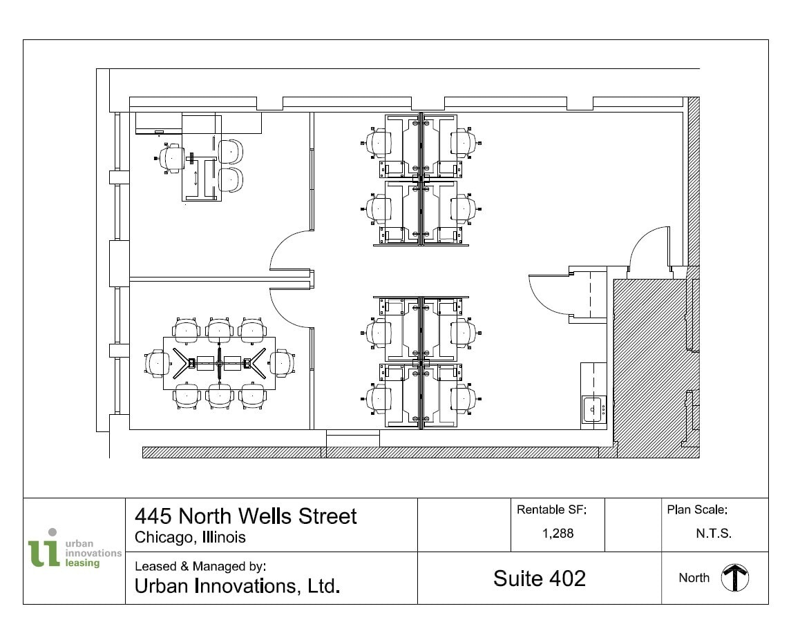 445 N Wells St, Chicago, IL for lease Floor Plan- Image 1 of 7