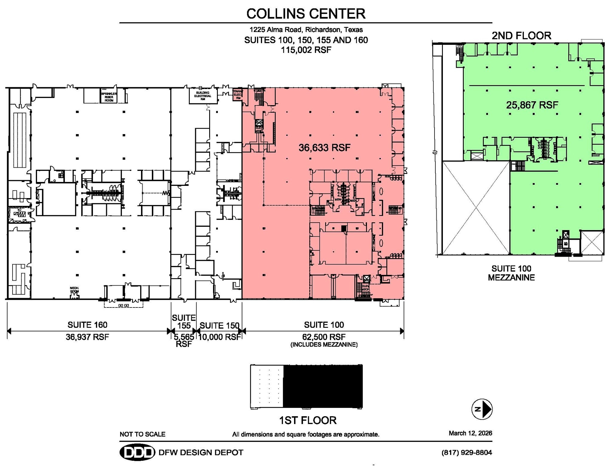 1225 Alma Rd, Richardson, TX for lease Floor Plan- Image 1 of 19