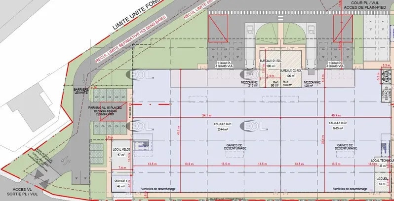 Flex dans Aubervilliers à louer - Plan de site - Image 2 de 2