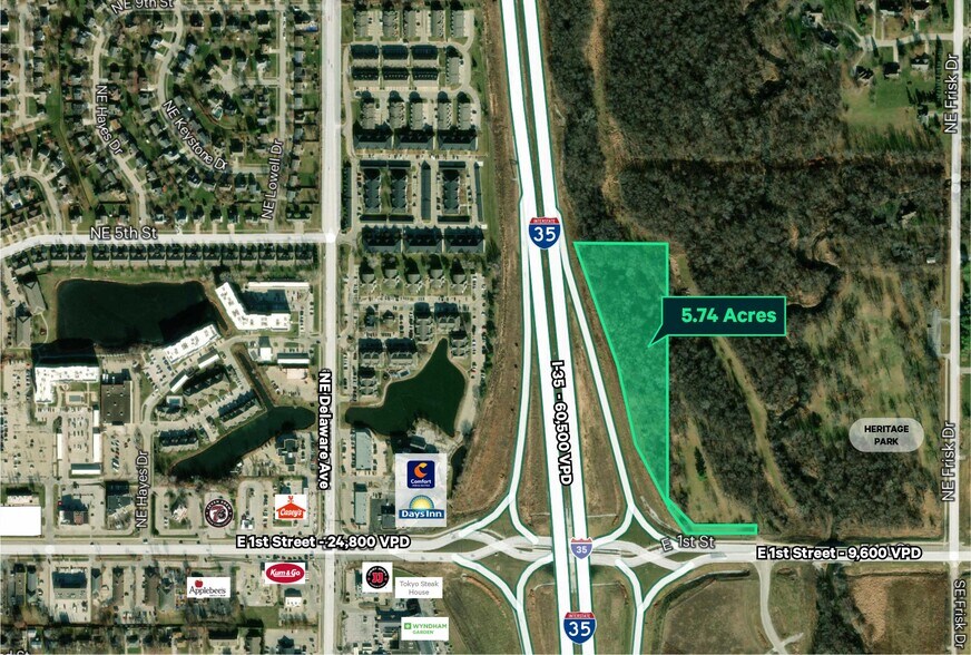 E 1st St, Ankeny, IA à vendre - Photo du bâtiment - Image 1 de 2