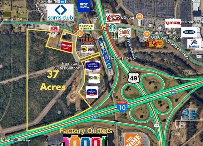 More details for 0000 Highway 49 & I-10, Gulfport, MS - Land for Sale