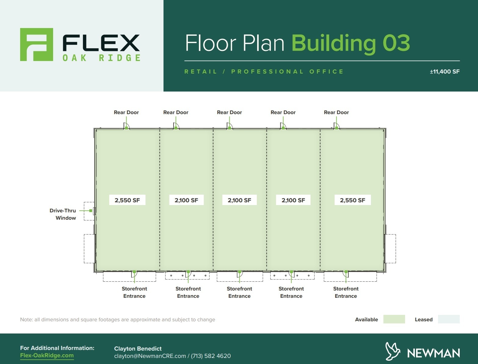 28310 Robinson Rd, Oak Ridge North, TX for lease Floor Plan- Image 1 of 1