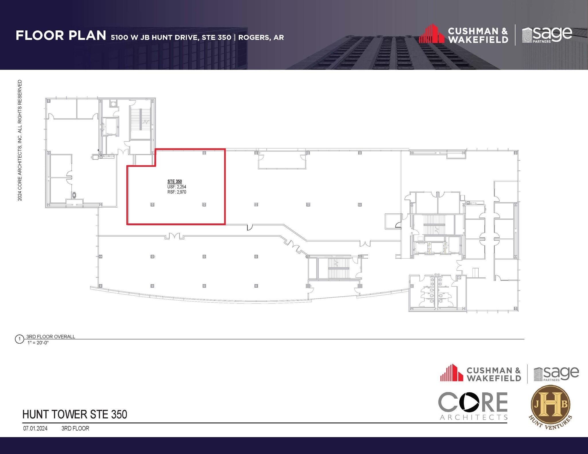 5100 W JB Hunt Dr, Rogers, AR à louer Plan d’étage- Image 1 de 1