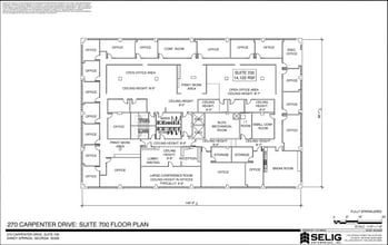 270 Carpenter Dr NE, Sandy Springs, GA for lease Floor Plan- Image 1 of 1