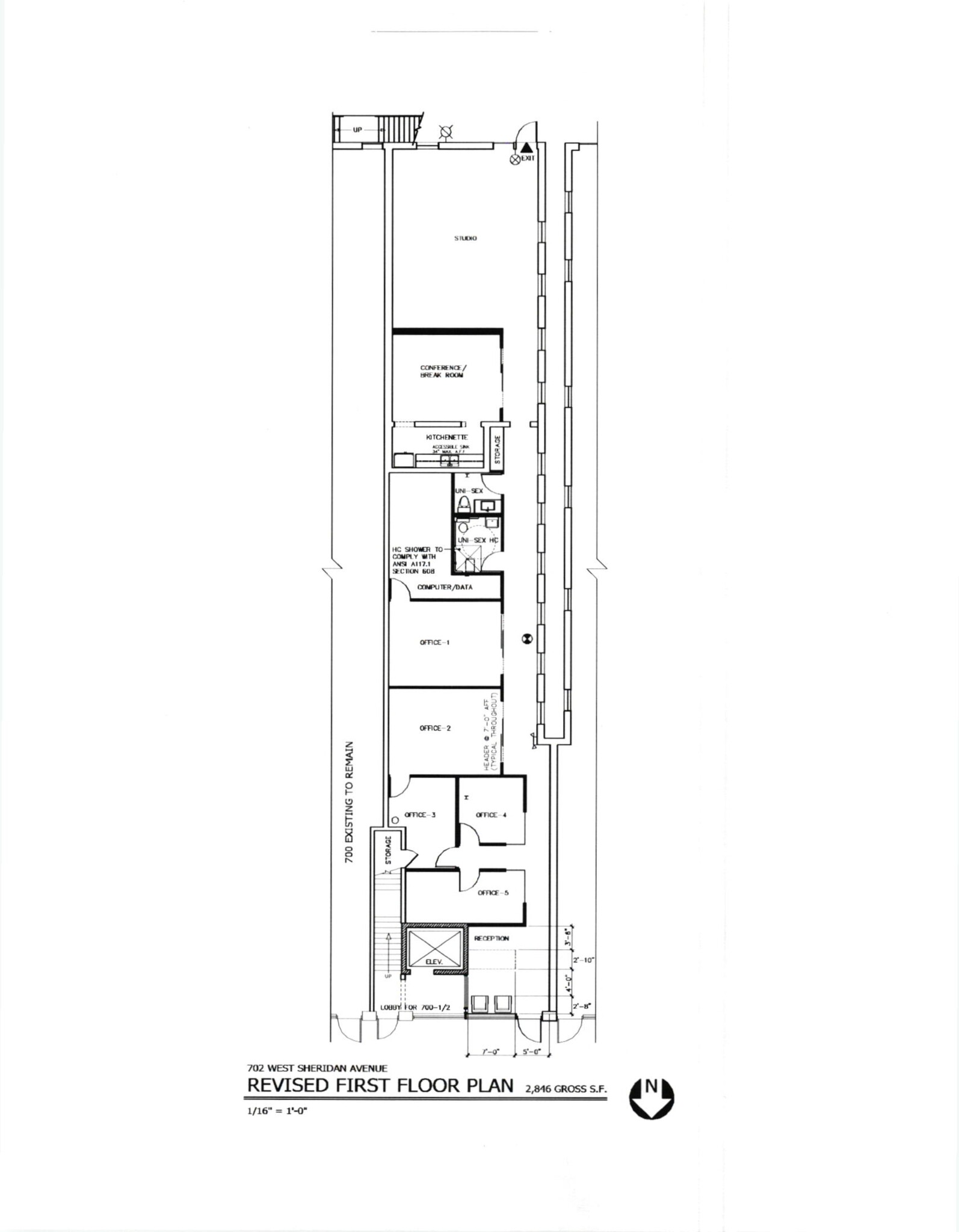 702 W Sheridan Ave, Oklahoma City, OK à louer Plan de site- Image 1 de 1