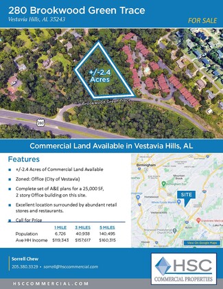 More details for Brookwood Green Trace, Mountain Brook, AL - Land for Sale