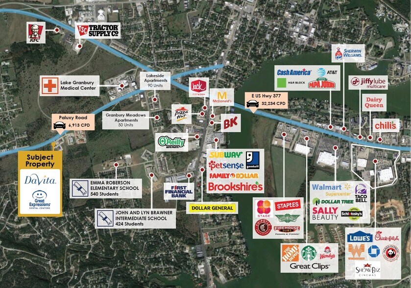 1200 Paluxy Medical Cir, Granbury, TX à louer - Aérien - Image 2 de 22