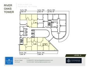 3730 Kirby Dr, Houston, TX à louer Plan d  tage- Image 1 de 1