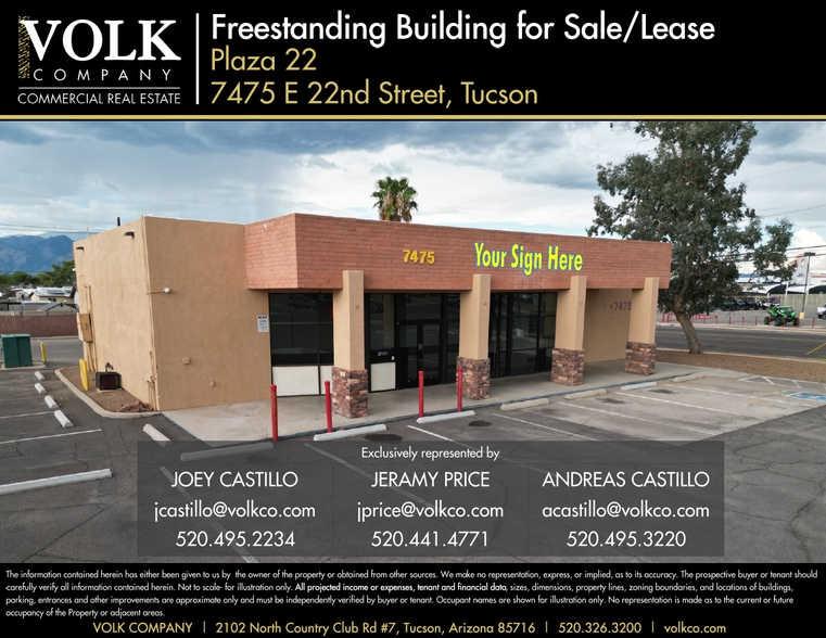 7475 E 22nd St, Tucson, AZ for sale - Building Photo - Image 1 of 9