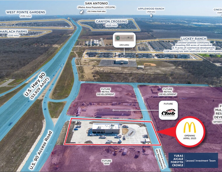 12328 W US Highway 90, San Antonio, TX for sale - Aerial - Image 2 of 8